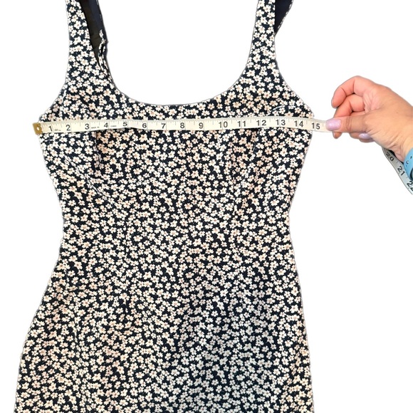 Abercrombie & Fitch Navy and White Floral Dress Size XS - Picture 8 of 12